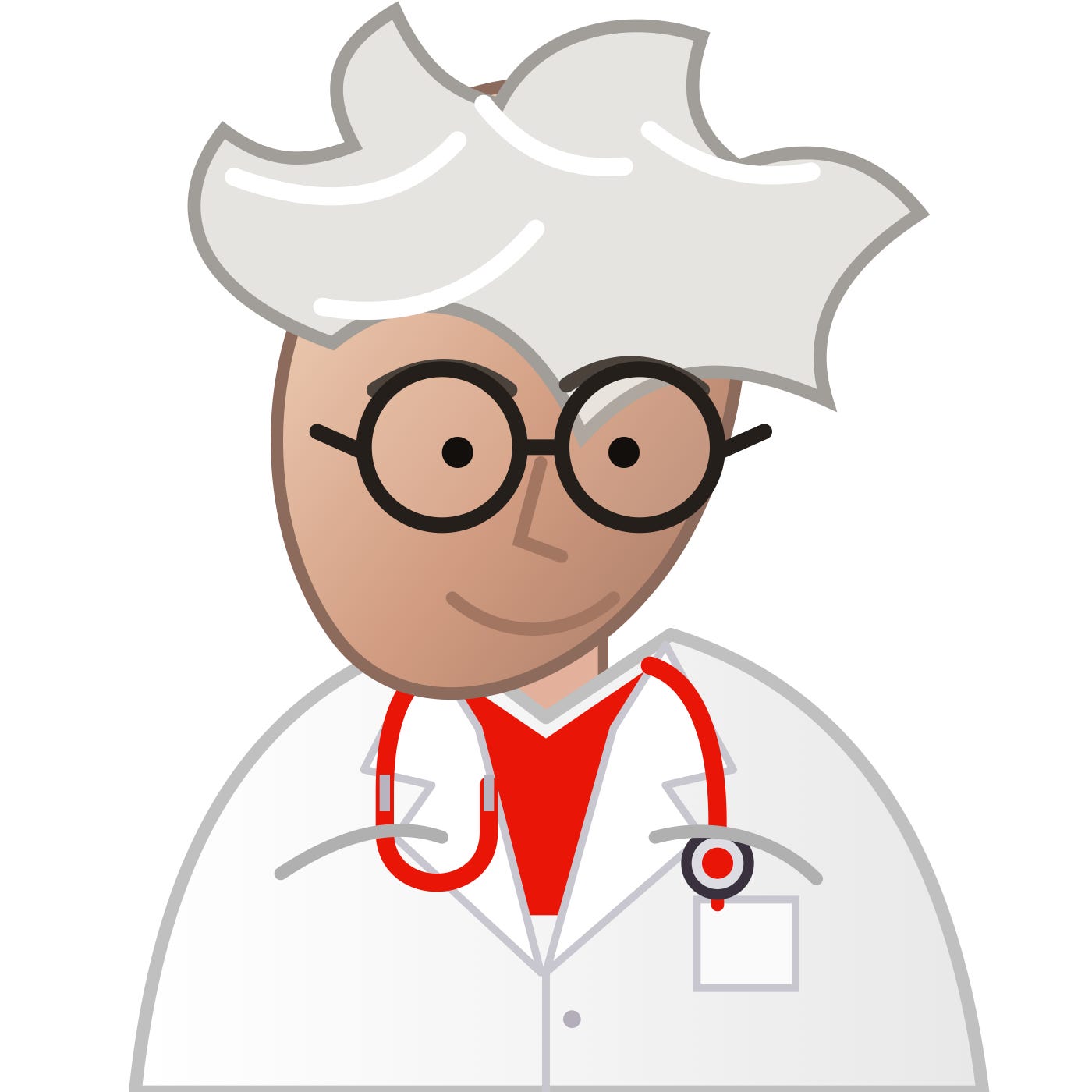 Digital Health Buzz red medical mascot