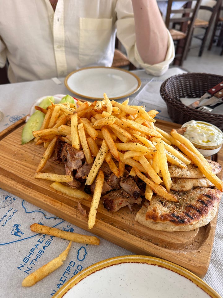 Souvlaki by Santorini Red Beach