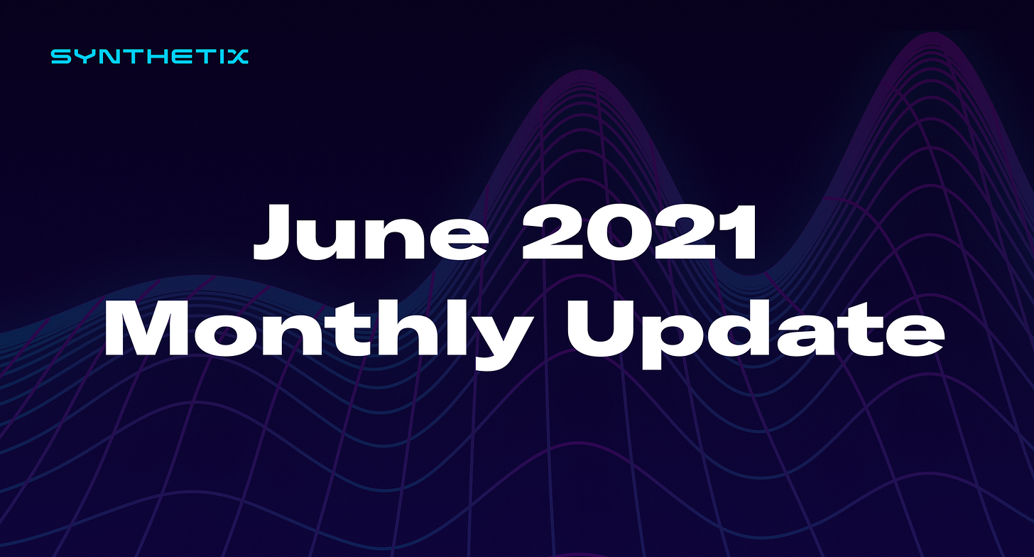 June 2021 Monthly Update