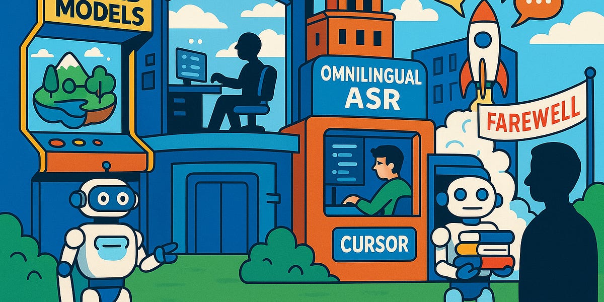 The Sequence Radar #755: Last Week in AI: Worlds Built, Models Refined, and Legends Move On