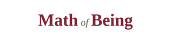 Math of Being 