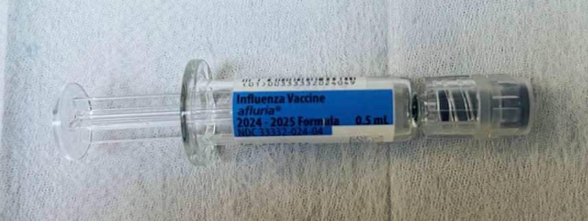 Influenza Vaccine 2024-2025 Darkfield Microscopy - Self Assembled Microelectronics With Integrated Circuits