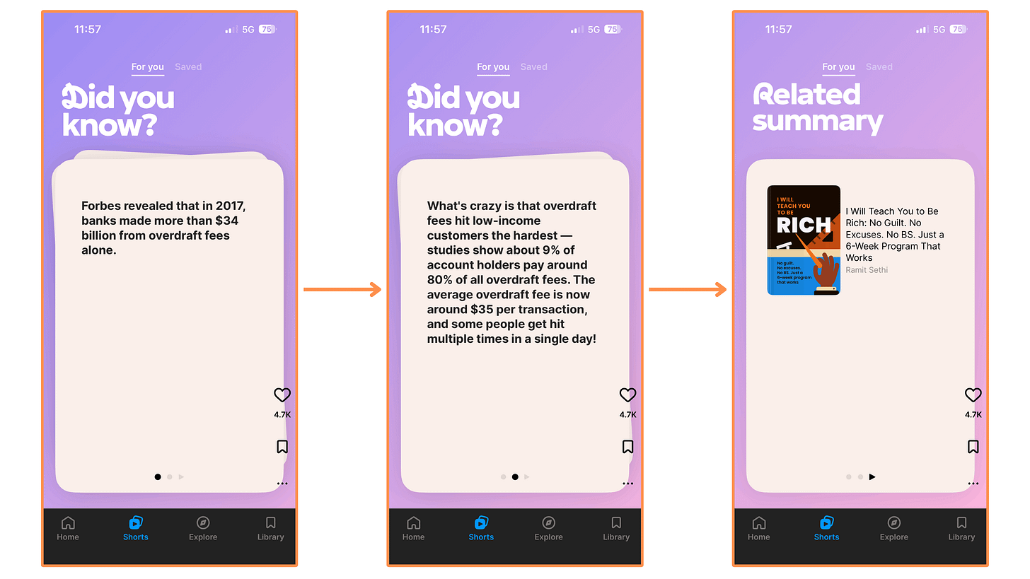 Headway's text short (featuring an interesting fact)