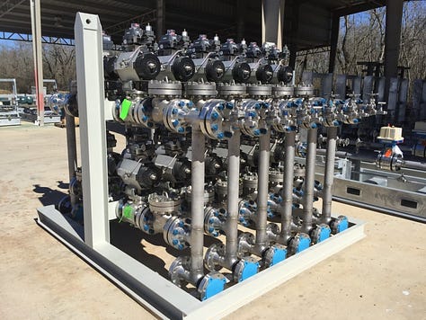 crane rental, compression, valves