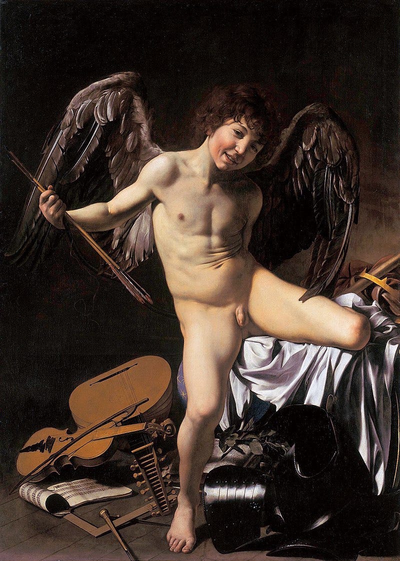 Amor Vincit Omnia (Caravaggio) - Wikipedia