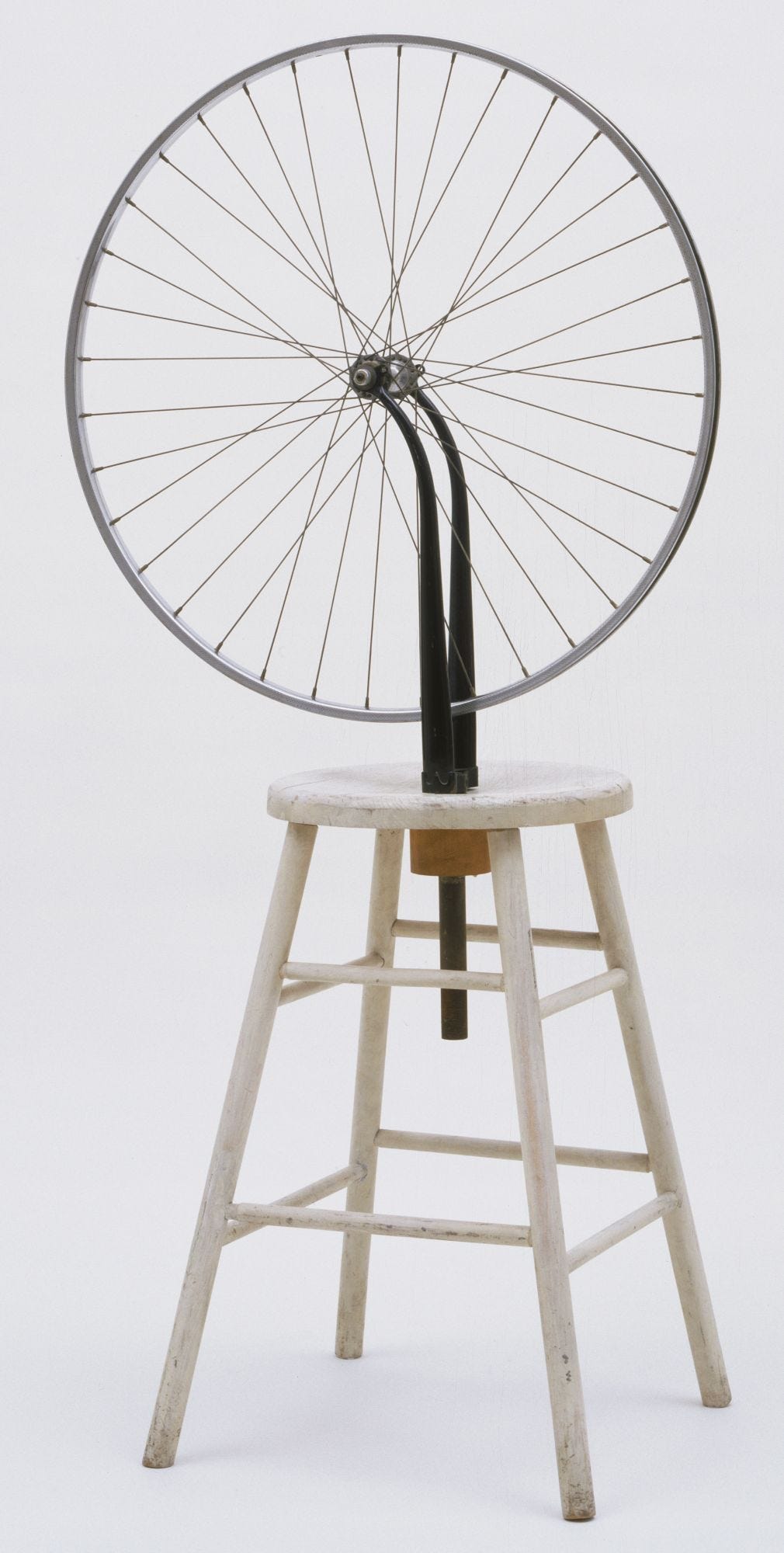 Duchamp《Bicycle Wheel》1951 版本｜來源：MoMA Press / 作品圖片
