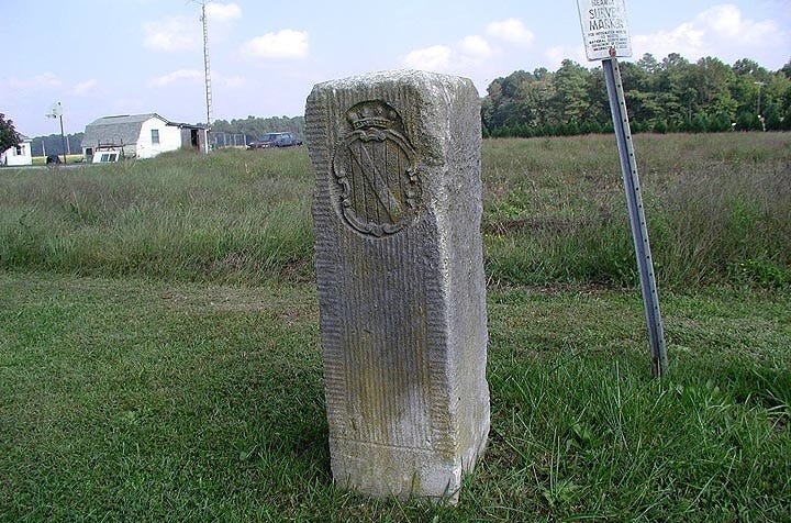 Stones in my Pathway: For a Backroads Enthusiast, Hunting for Mason-Dixon  Markers on the Eastern Shore is a Joyride – Van Smith