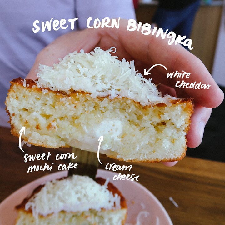 Cafe Mochiko Sweet Corn Bibingko