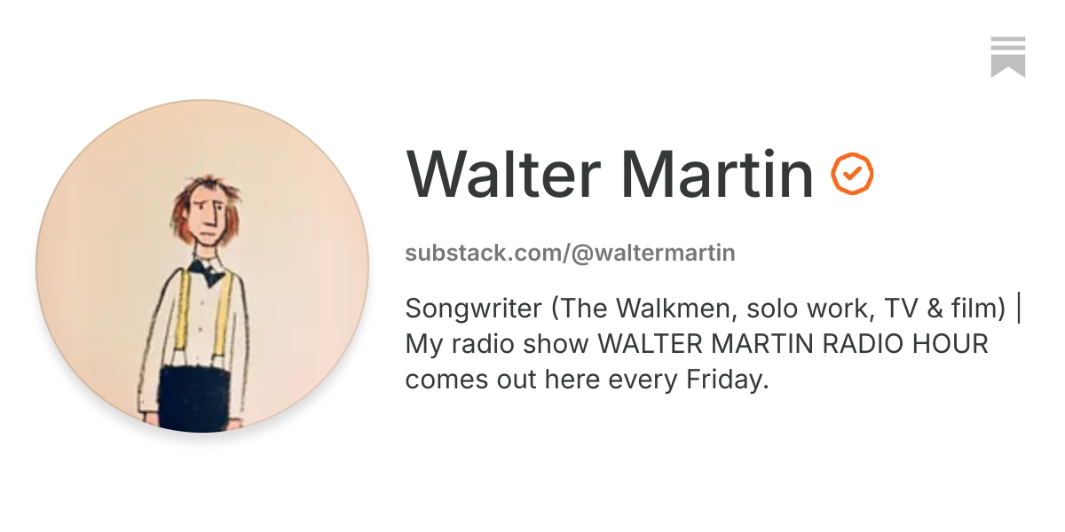 Walter Martin | Substack