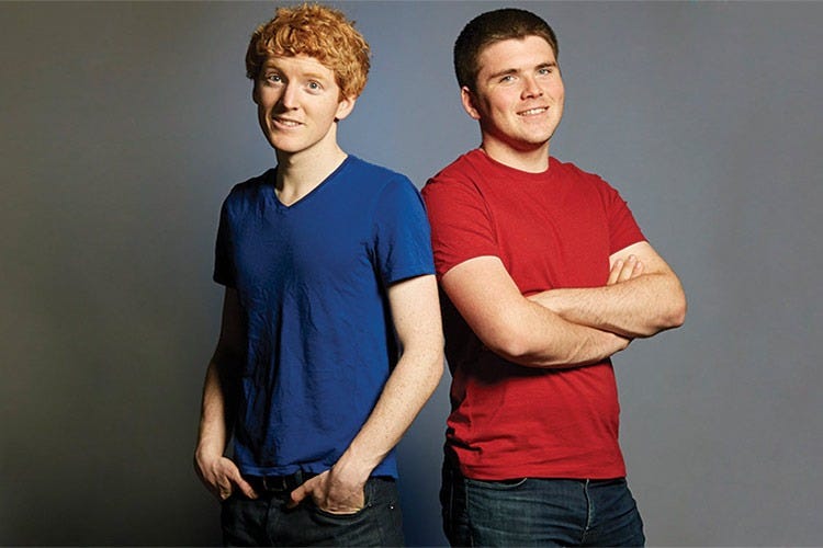 Patrick And John Collison: Stripe's 30-something Billionaires