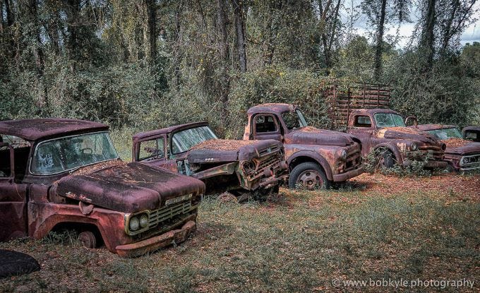 Crawfordville Ford Truck Cemetery 1