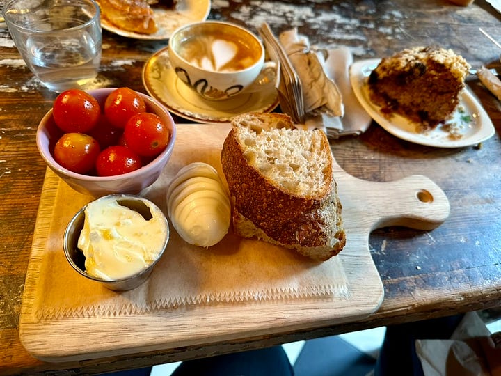 coffee, breakfast, treats