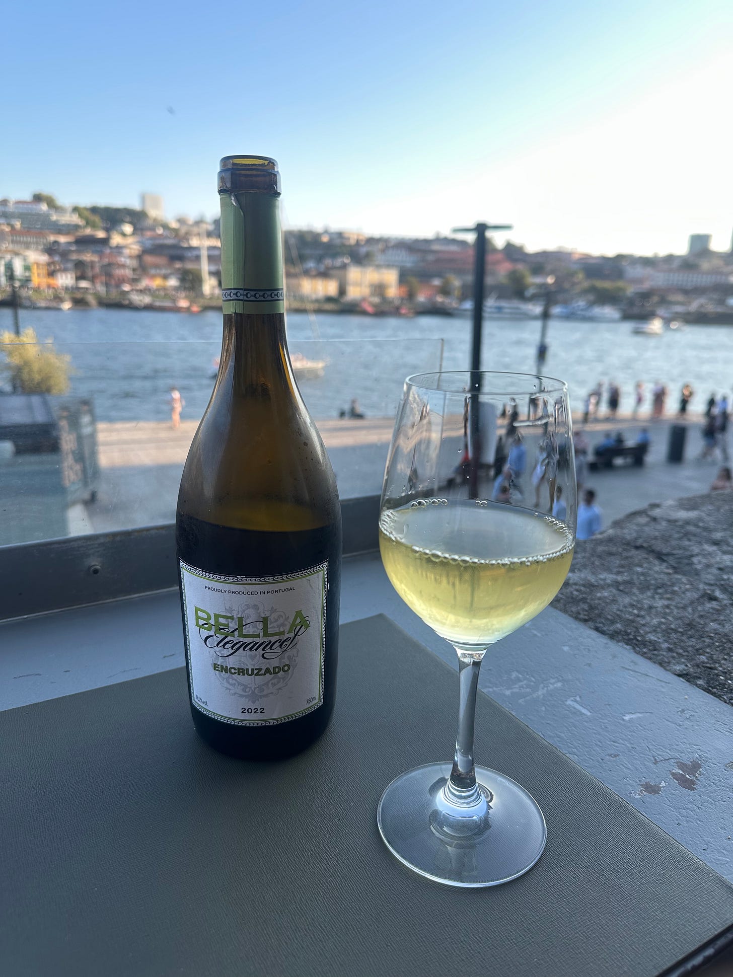 white wine at Wine Quay Bar