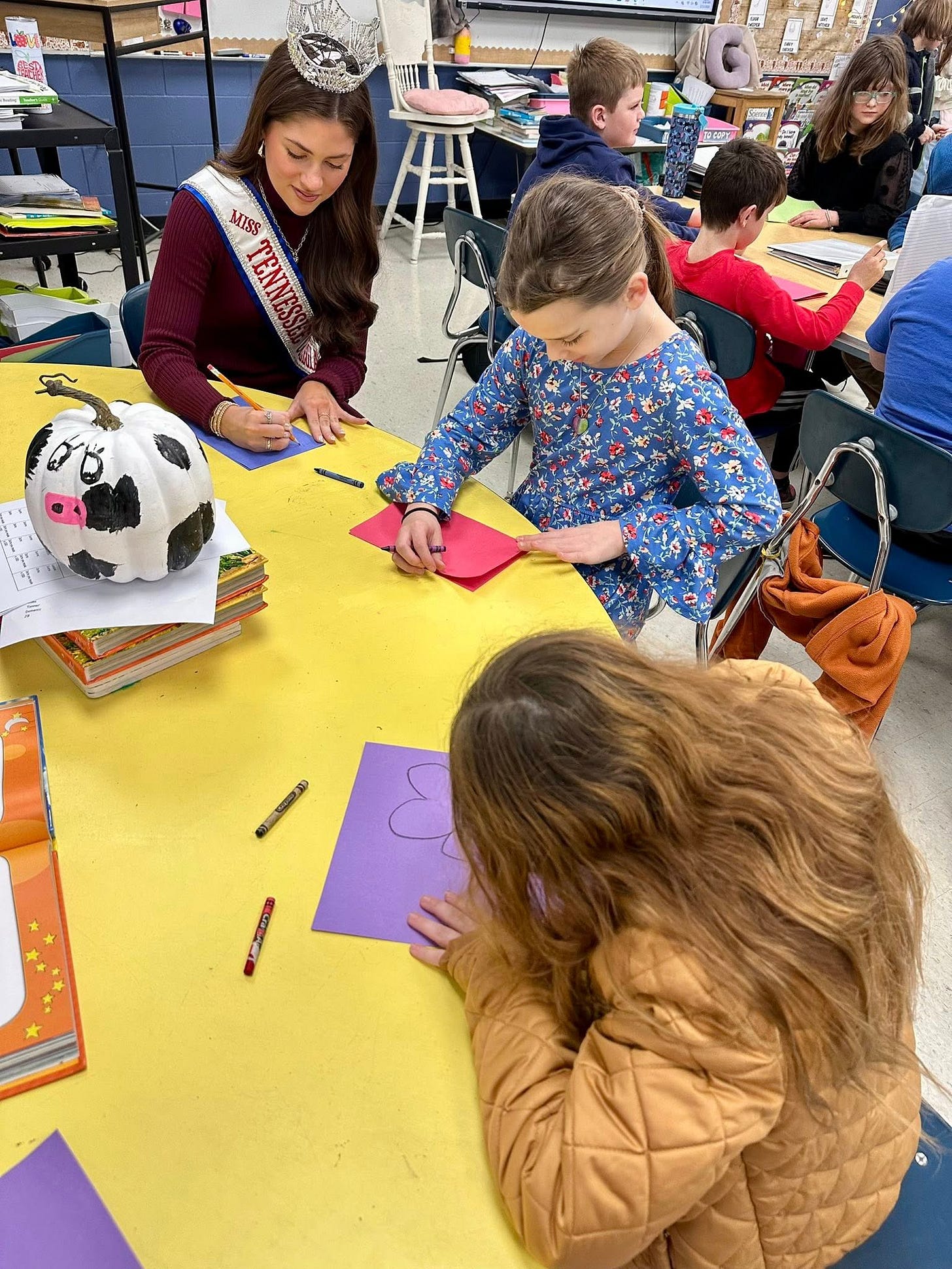 May be an image of studying