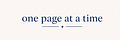One page at a time