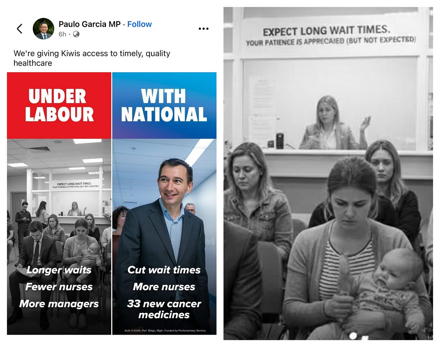 National Party advert that doesn't look right.
