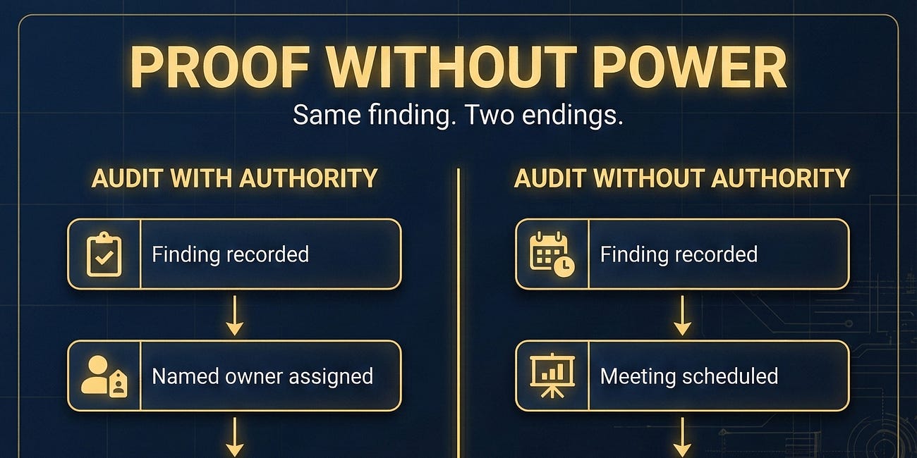 For Leaders: The AI Audit Closeout Template That Assigns Authority Fast