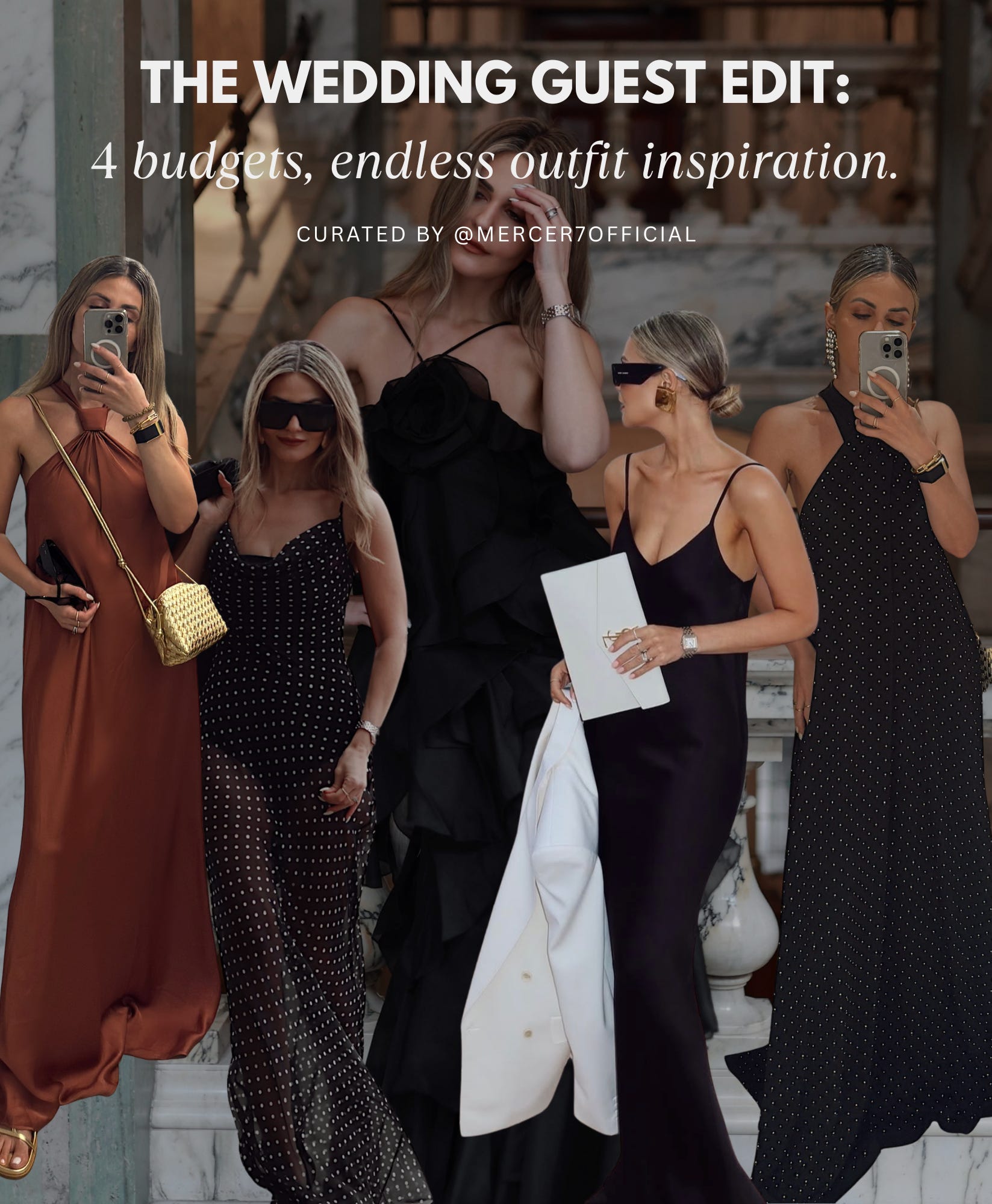 The Wedding Guest Edit: 4 Budgets, Endless Outfit Inspiration The Wedding Guest Edit: 4 Budgets, Endless Outfit Inspiration