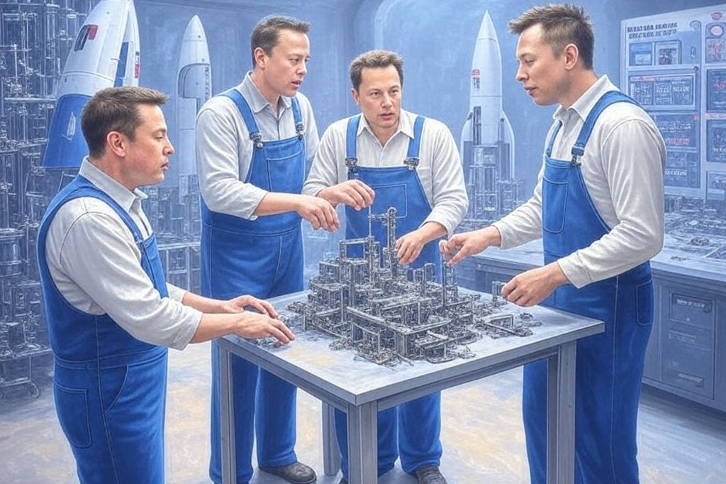 Elon Musk and his friends