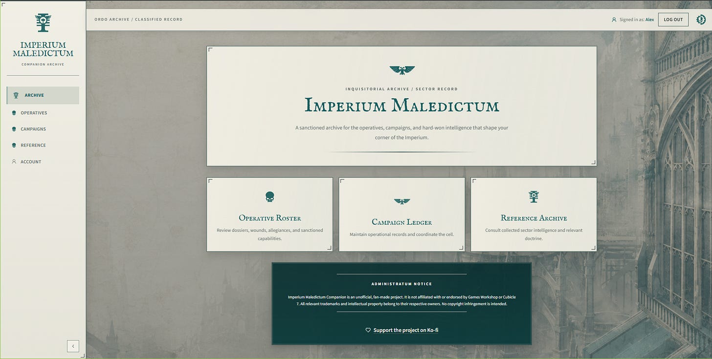 r/ImperiumMaledictum - I made an Imperium Maledictum companion app (and apparently some of you already found it 😅) r/ImperiumMaledictum - I made an Imperium Maledictum companion app (and apparently some of you already found it 😅)