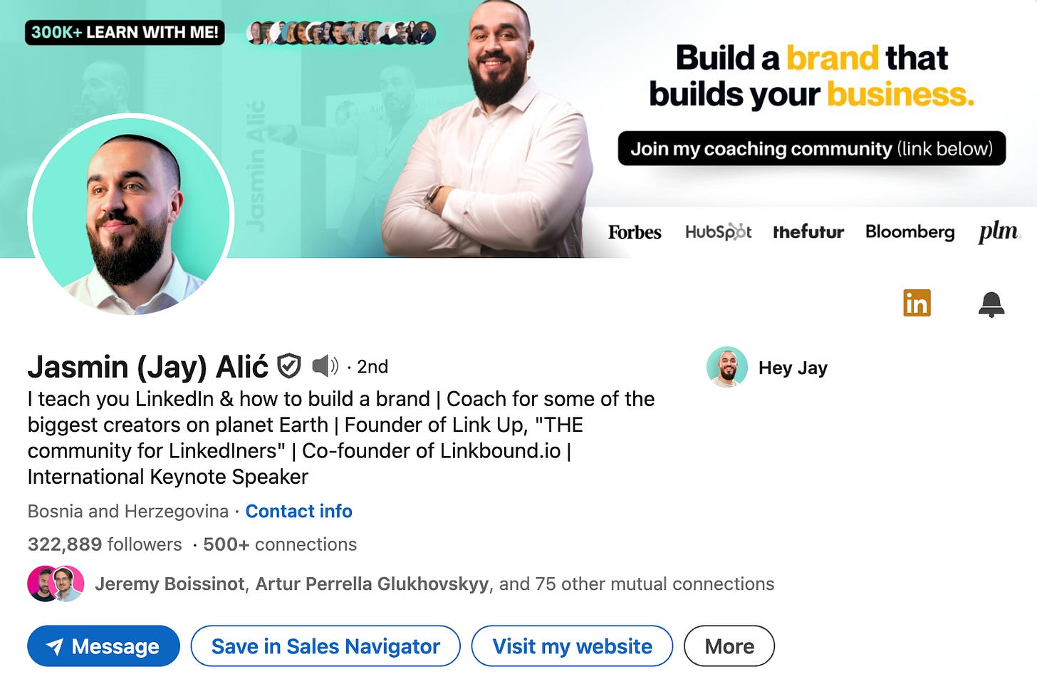 jasmin alic b2b influencer