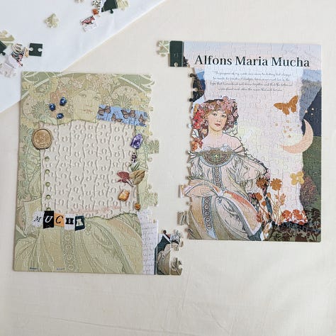 Piece Relax Alfons Mucha Reverie Diary