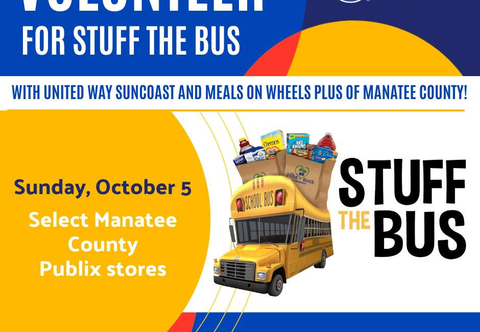 The Food Bank of Manatee and Community Partners Host Annual Stuff the Bus Event to Fight Hunger Locally