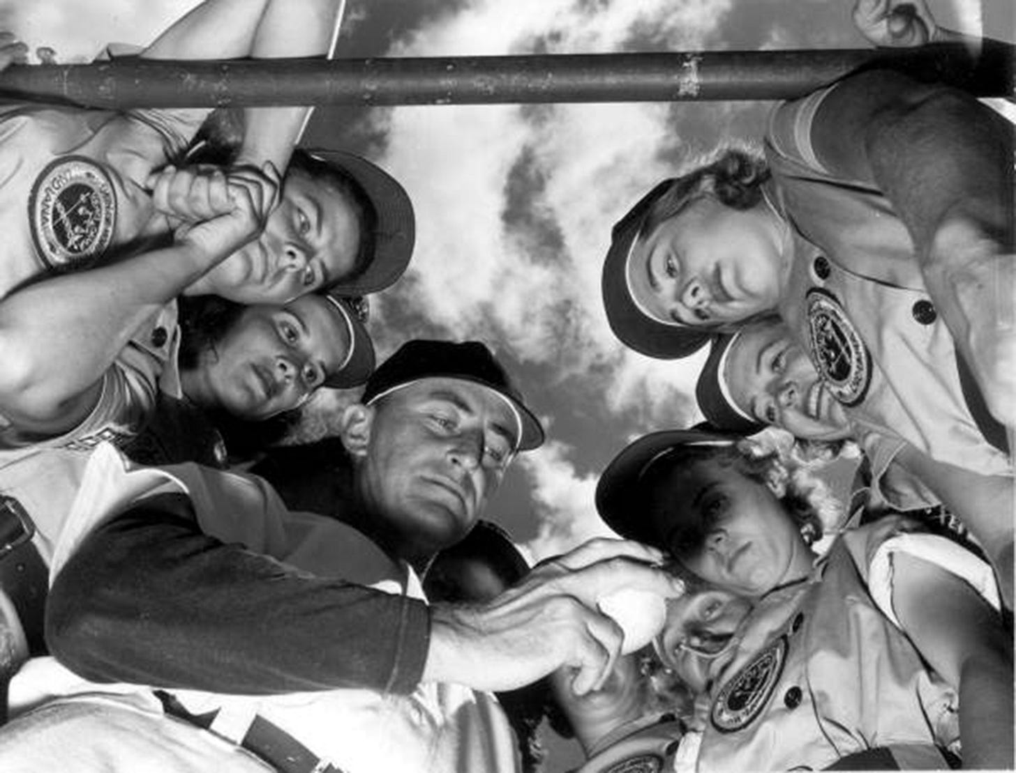 Members of the Fort Wayne Daisies baseball team, 1948. (Photo courtesy State Archives of Florida)