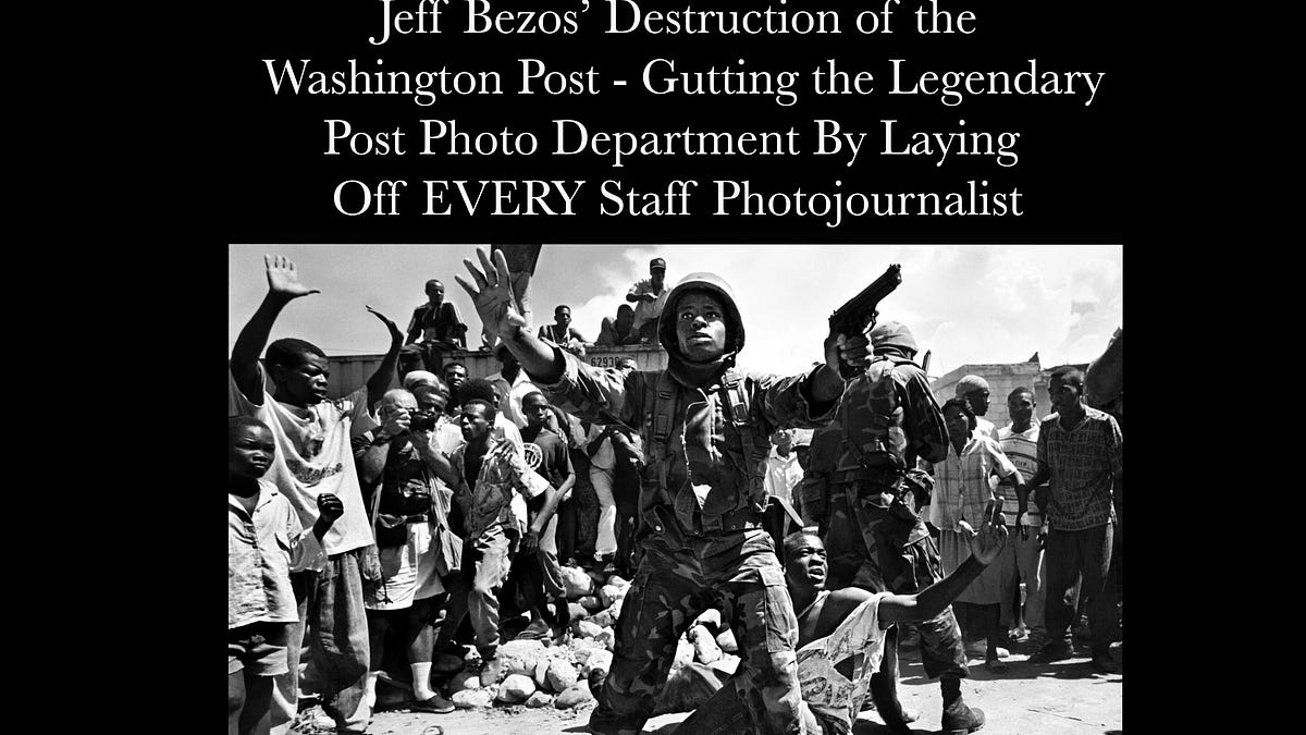 Jeff Bezos and His Henchmen Destroy One of The Most Storied and ...