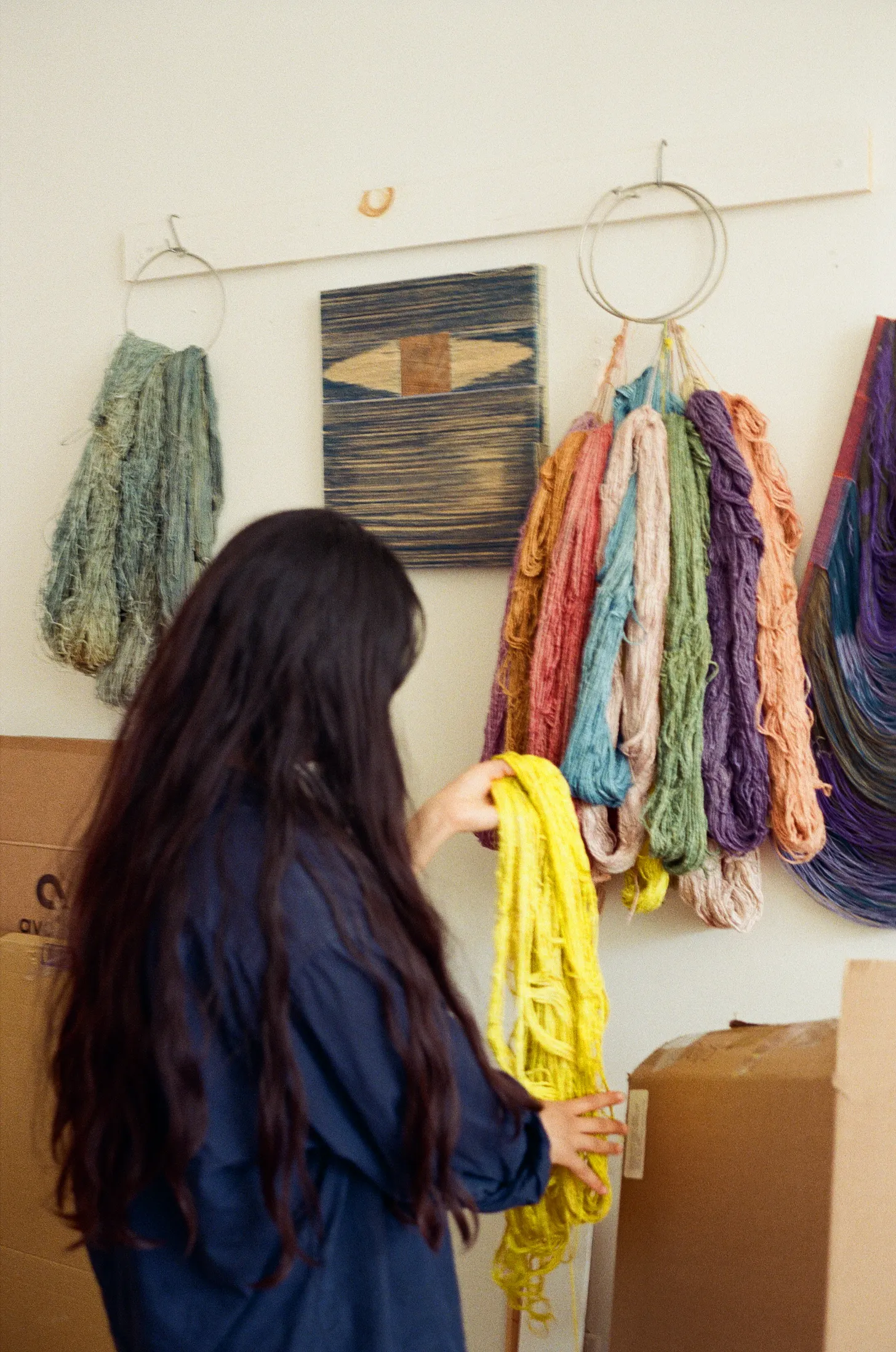 In conversation with Carolina Jimenez: Motherhood, Weaving and Ephemeral Moments