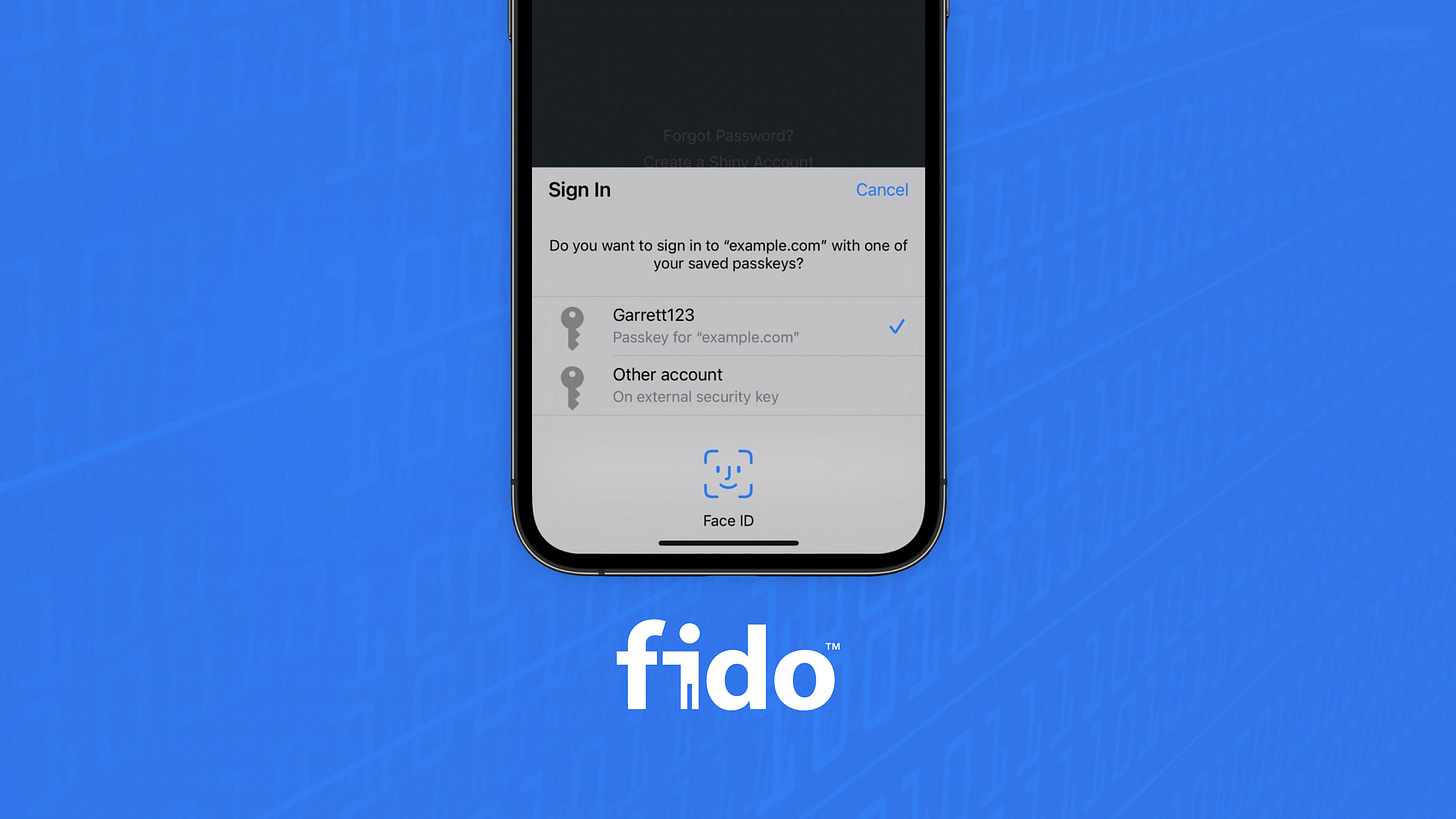 Apple to extend support for FIDO 'passwordless' sign-in - 9to5Mac