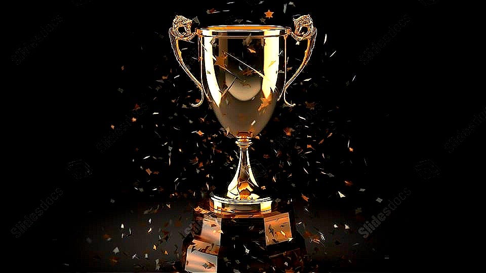 Best Trophy Awards Powerpoint Background For Presentation ...
