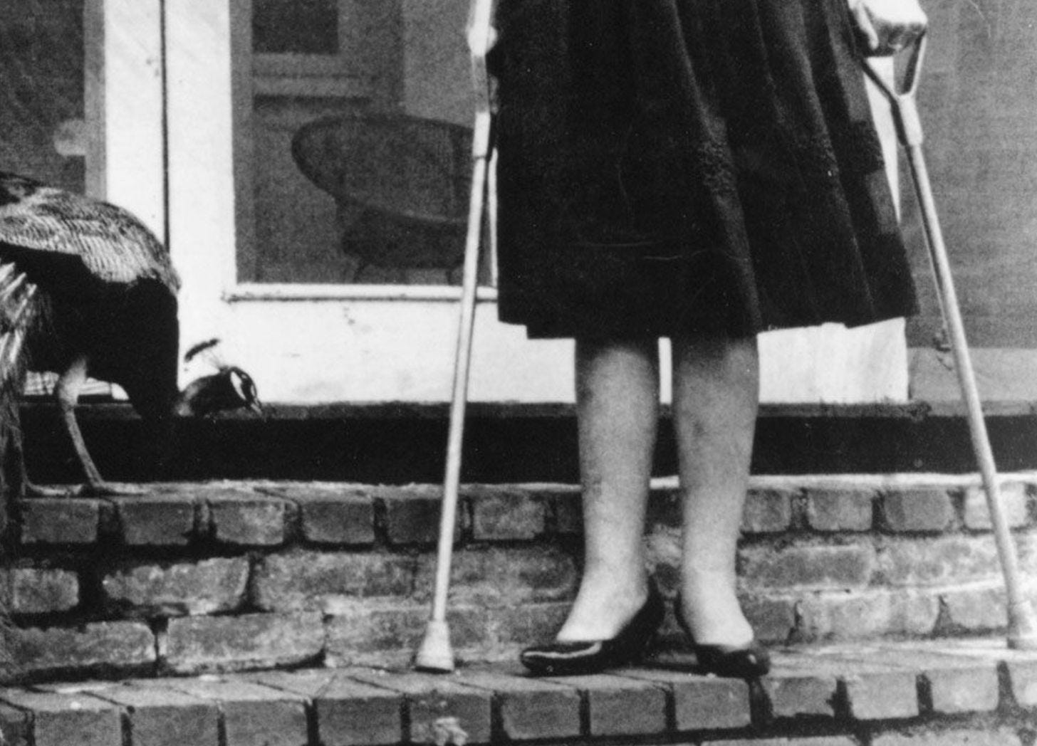 Flannery O'Connor + Crutches Flannery O'Connor + Crutches