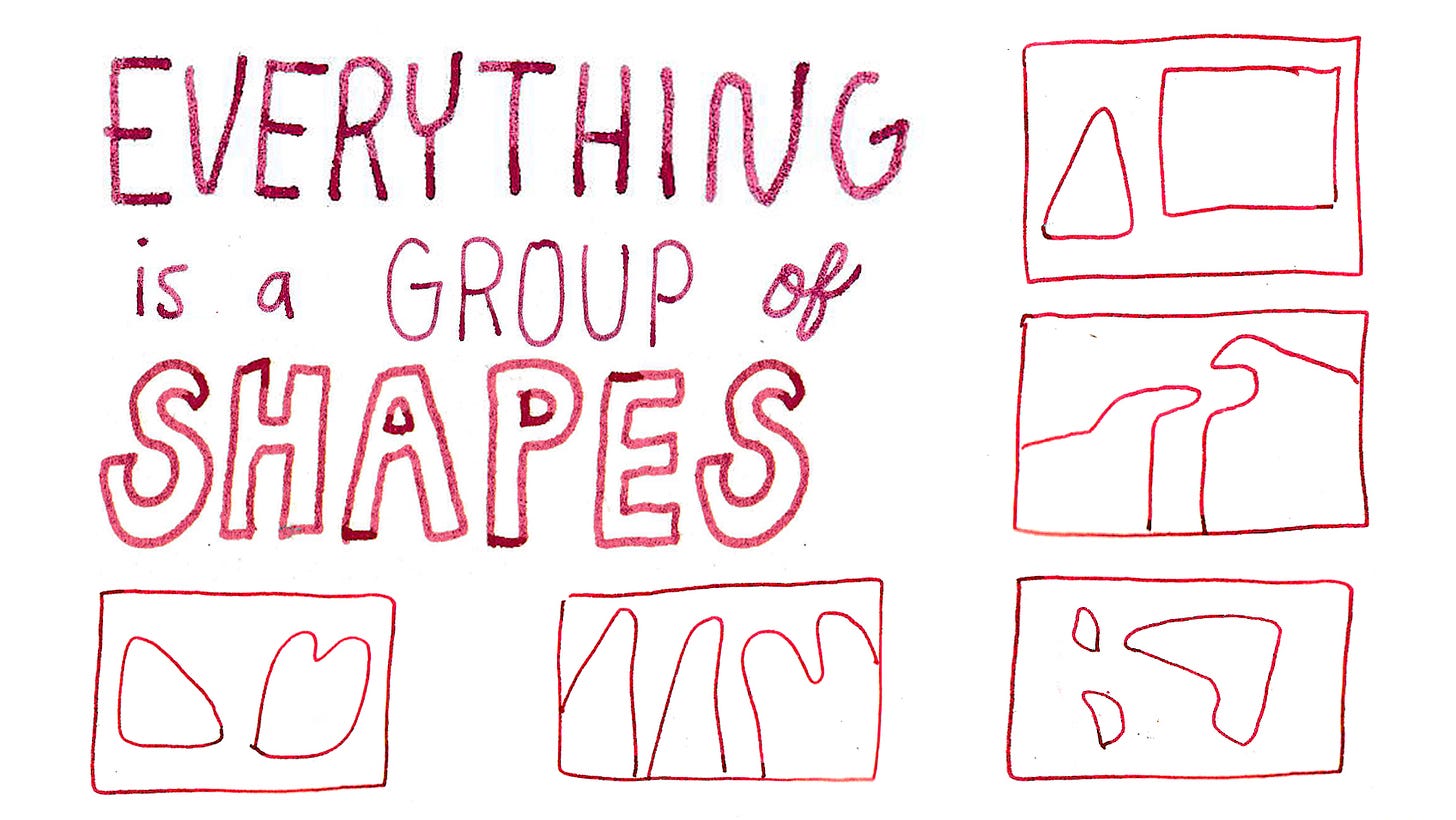 everything is a group of shapes