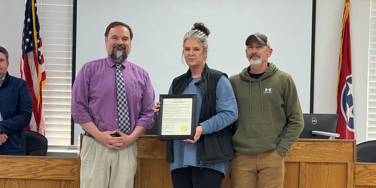 Scott County Commission honors Scott Appalachian Industries for gift of ambulance