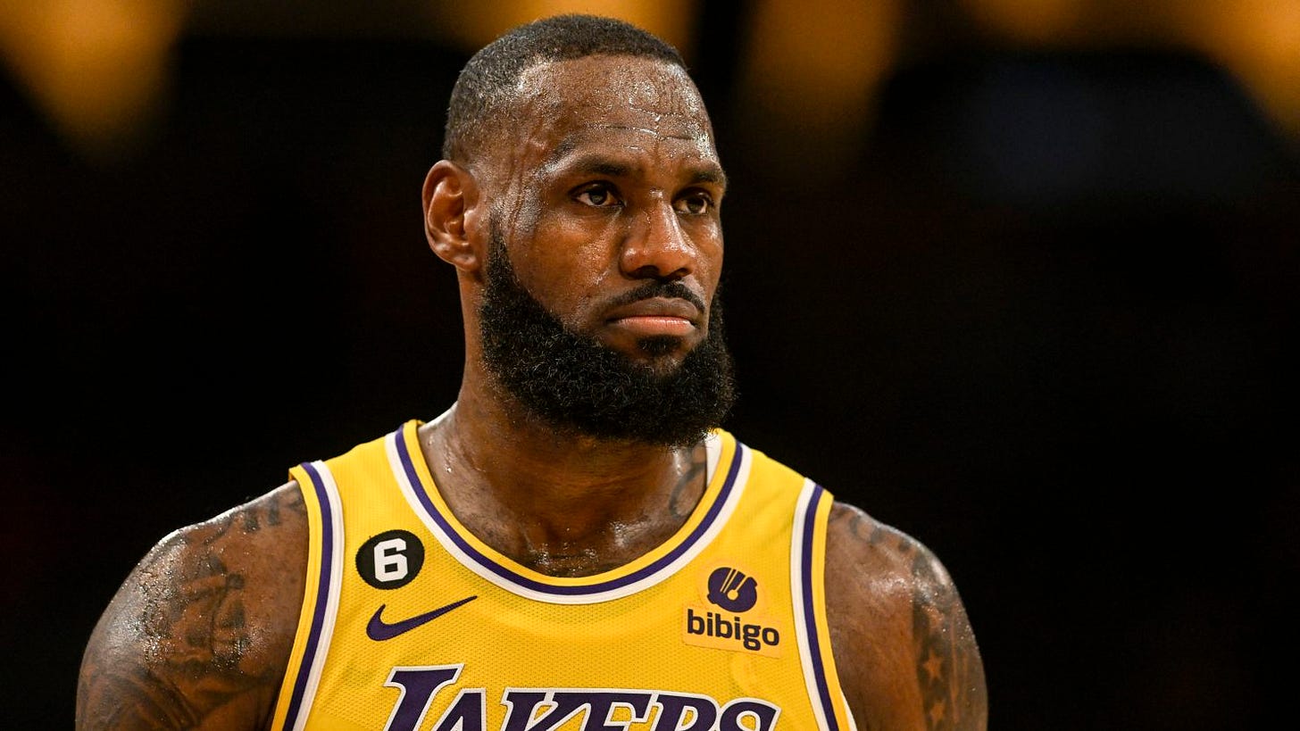 LeBron James is considering his basketball future after the Lakers were swept by the Nuggets.