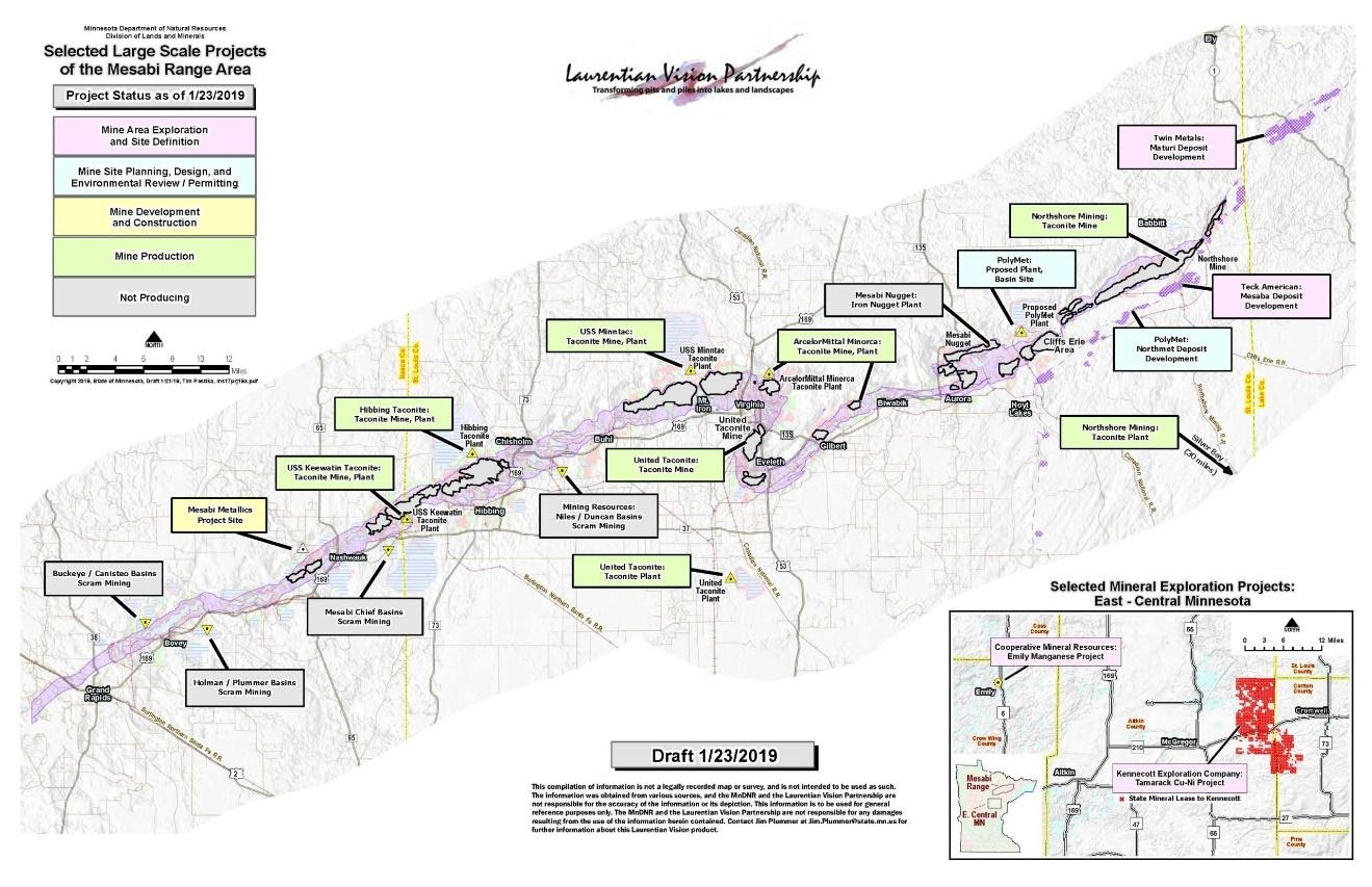 LVP Map – January 2019