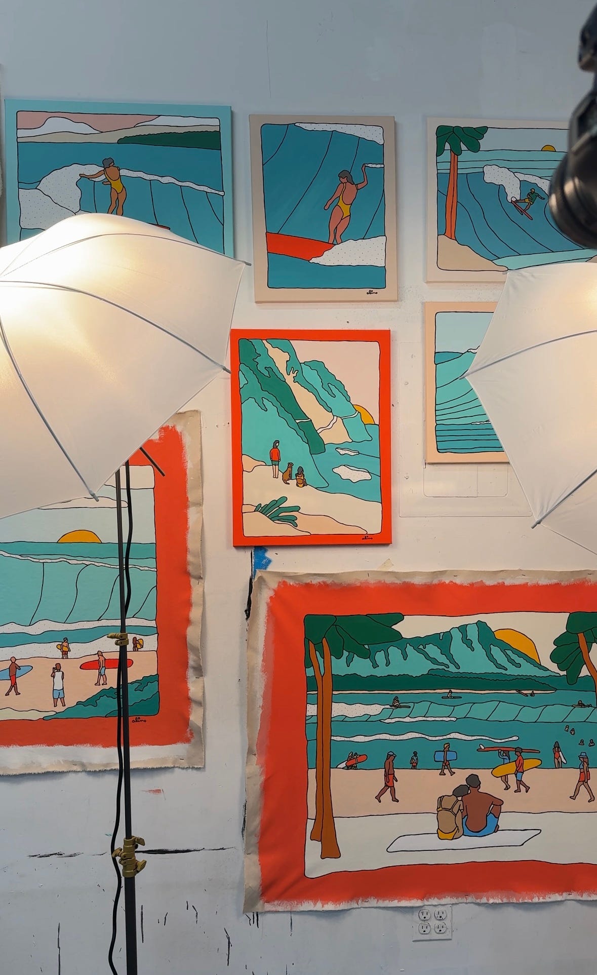 Alimo Studio Notes #36 [ Photoshoot Week + Greenroom Gallery Prep]