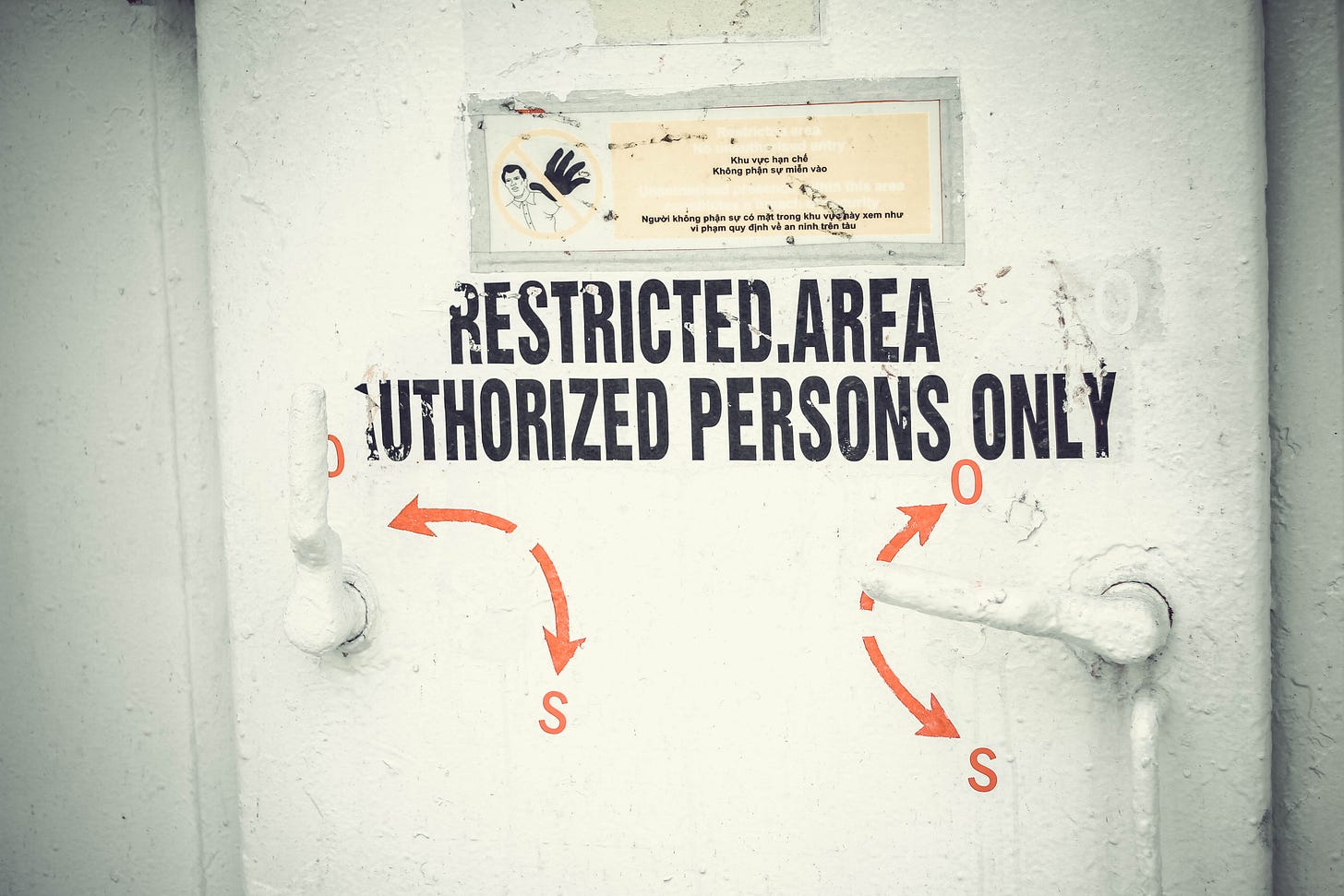 Restricted Area Restricted Area