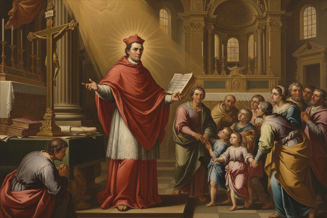 Saint Charles Borromeo Combating Heresy with Charity and Truth