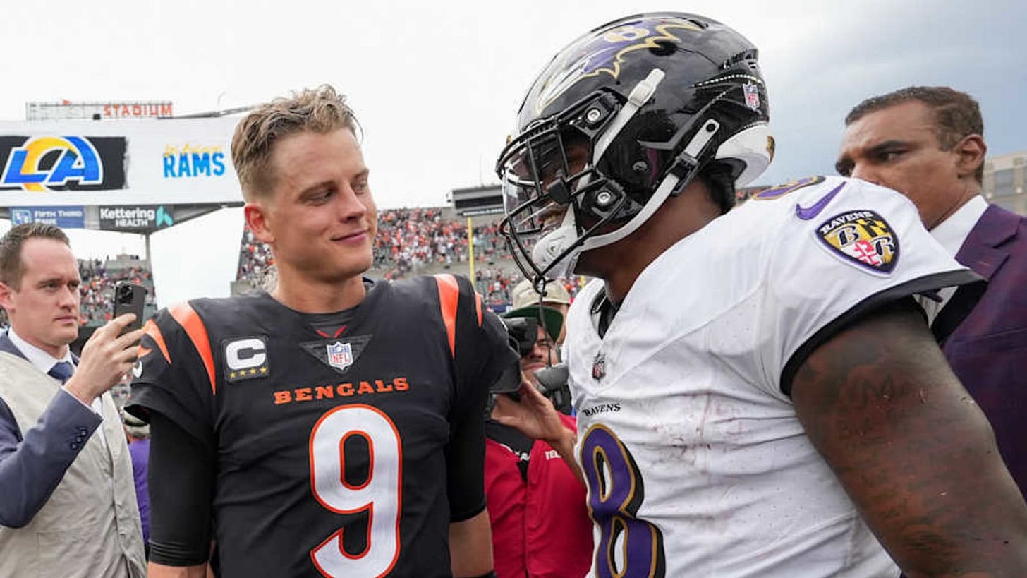 Lamar Jackson sends message to Joe Burrow after Ravens win over Bengals