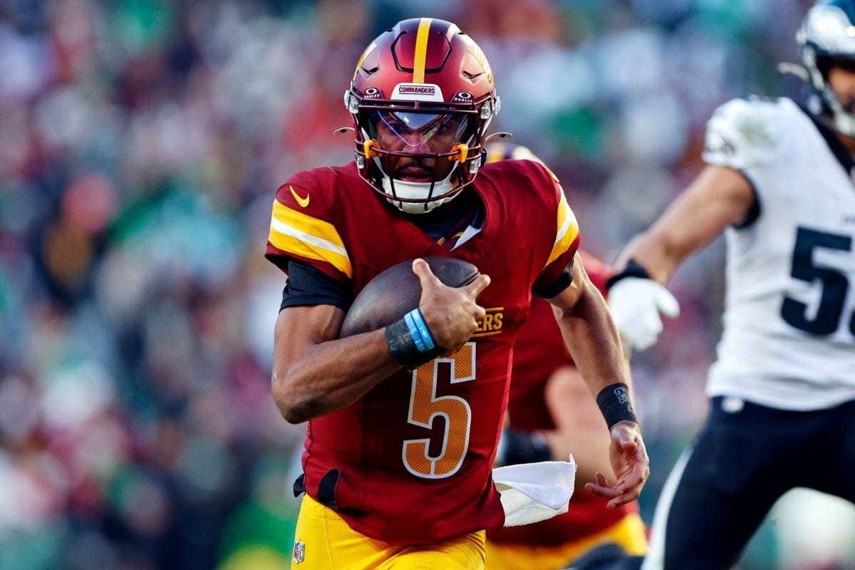 Jayden Daniels' Historic Performance Changed NFL Playoff Picture - Athlon  Sports Jayden Daniels' Historic Performance Changed NFL Playoff Picture - Athlon  Sports