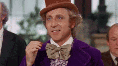 Willy Wonka says "The suspense is terrible. I hope it will last.""