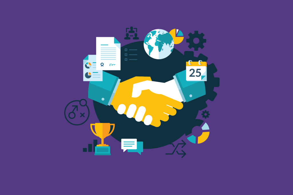 Hand shaking business