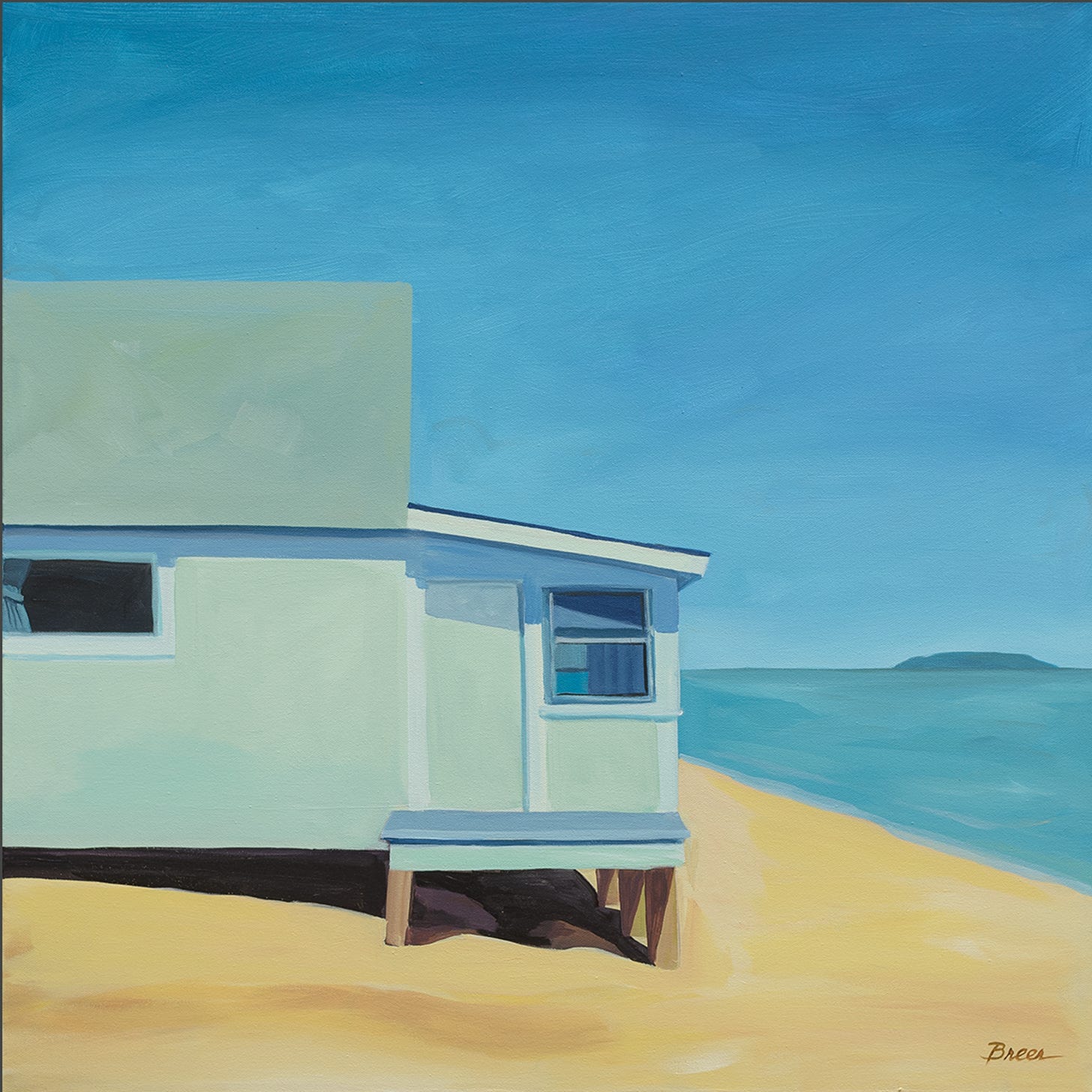 Chebeague Shack by Catherine Breer