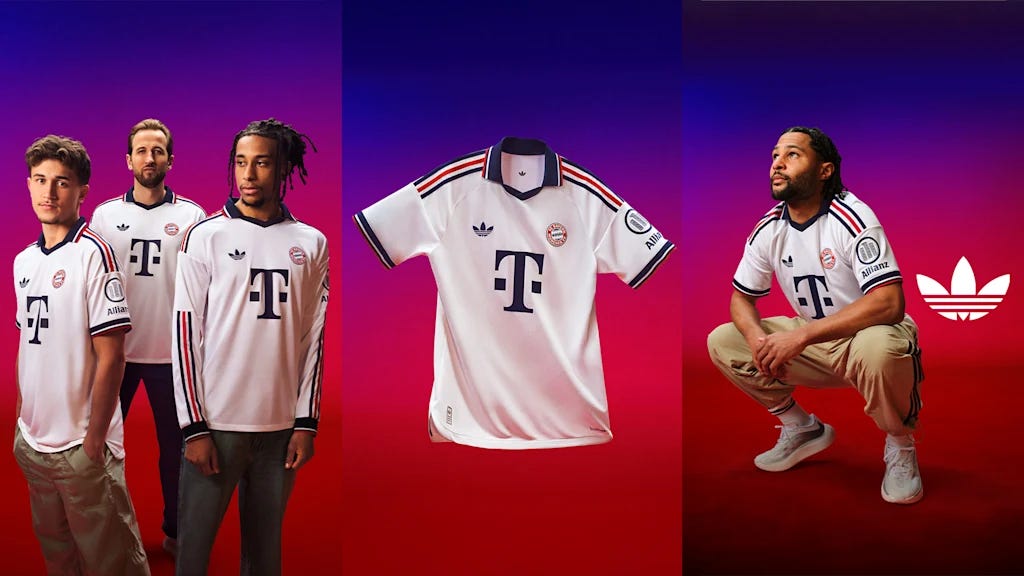 The FC Bayern away kit for the 2026/27 season