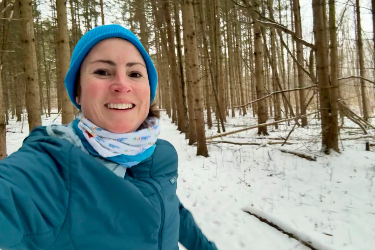 Sabrina Little - selfie in snow Sabrina Little - selfie in snow