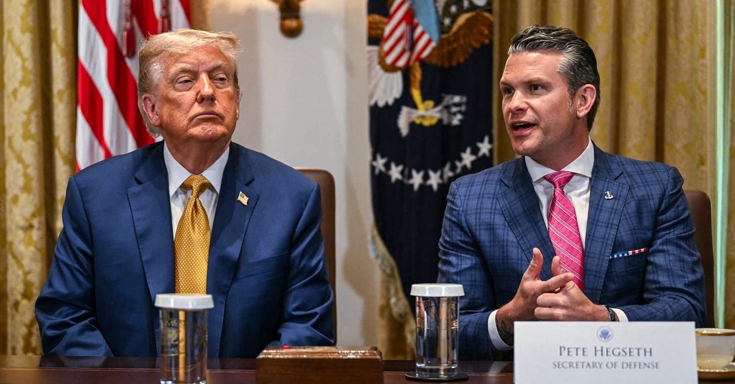 Trump says he'll attend Pete Hegseth's gathering of generals to tell them  'how well we're doing militarily'