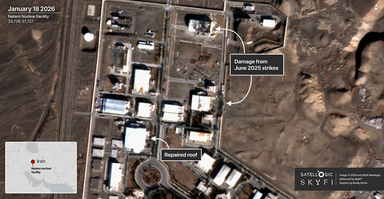 Image © 2025 and 2026 Satellogic. Delivered by SkyFi. Graphic by Brady Africk. Image © 2025 and 2026 Satellogic. Delivered by SkyFi. Graphic by Brady Africk.