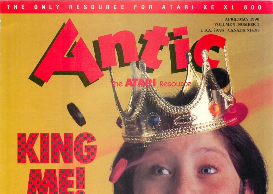 Antic Magazine Interviews Alan Reeve, the Creator of the Diamond Operating System (1990)